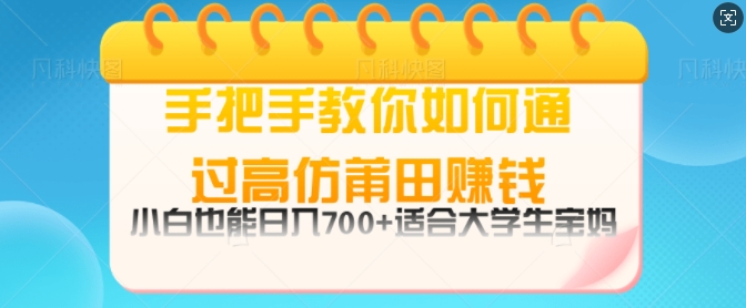 手把手教你如何通过莆田鞋挣钱，小白也能日几张，适会大学生宝妈-小白项目网