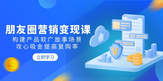 （14162期）朋友圈营销变现课：构建产品软广故事场景，攻心吸金提高复购率-小白项目网