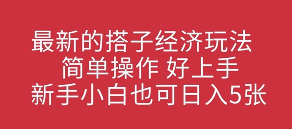 最新的搭子经济玩法，简单操作，好上手，新手小白也可日入几张-小白项目网