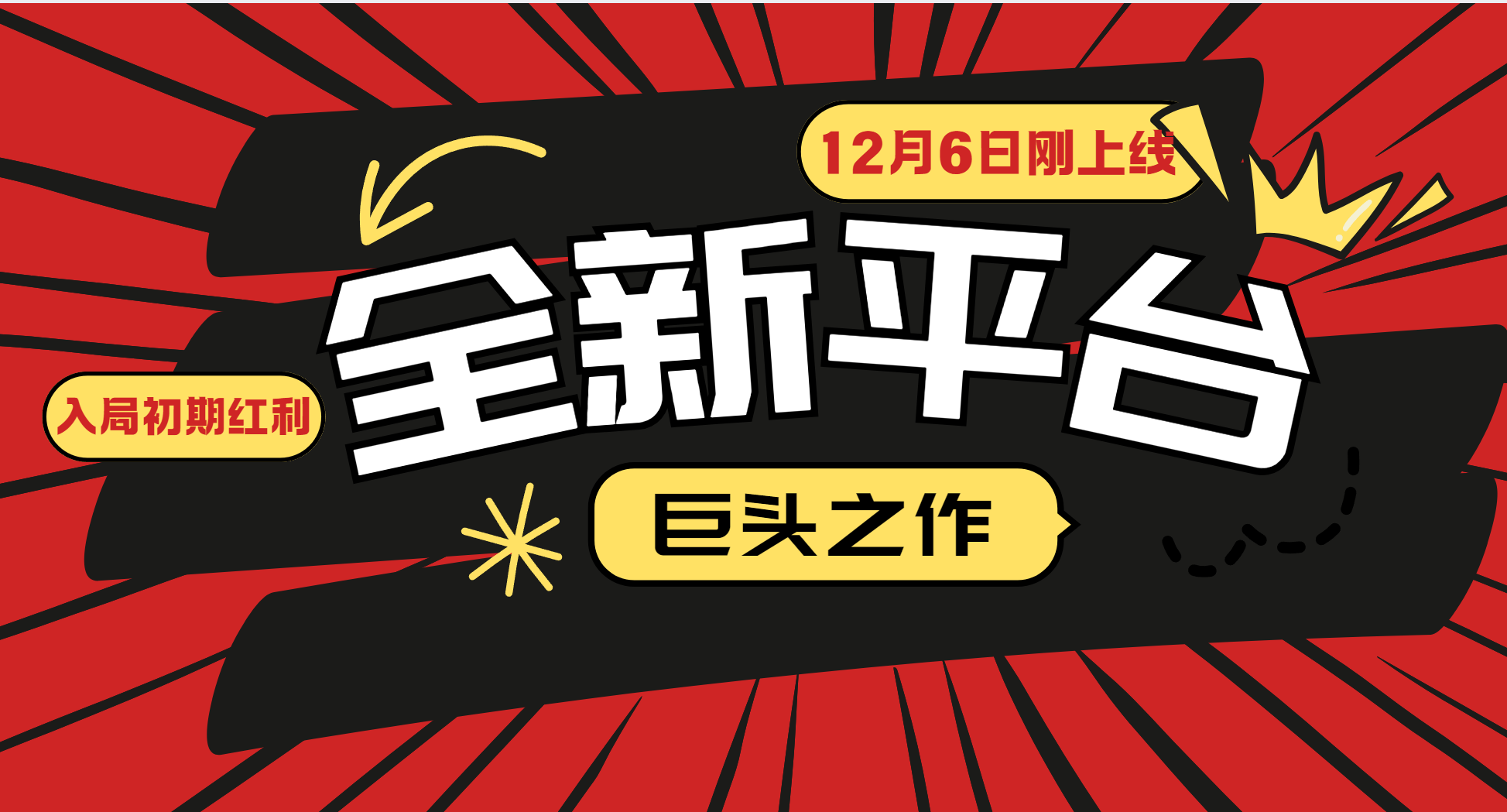 （13696期）又一个全新平台巨头之作，12月6日刚上线，小白入局初期红利的关键，想…-小白项目网