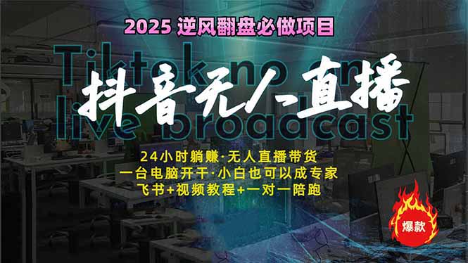 （14539期）抖音无人直播新风口：轻松实现睡后收入，一人管理多设备，24小时不间断…-小白项目网