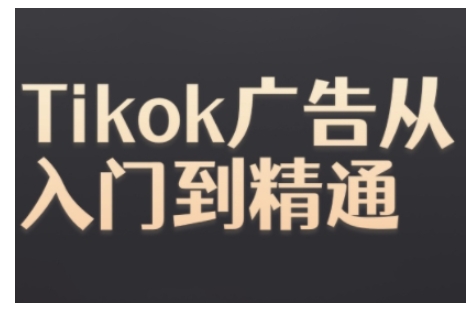 Tiktok Ads实操教程，Tiktok广告从入门到精通-小白项目网