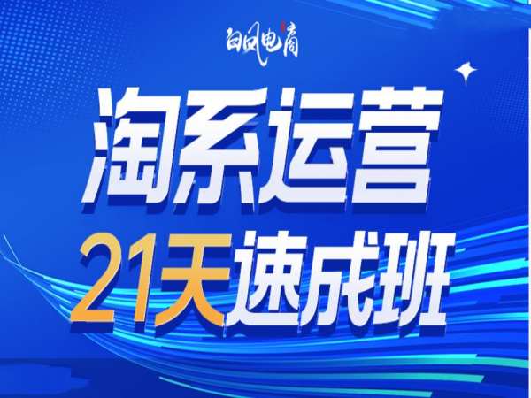 淘系运营21天速成班35期，年前最后一波和2025方向-小白项目网