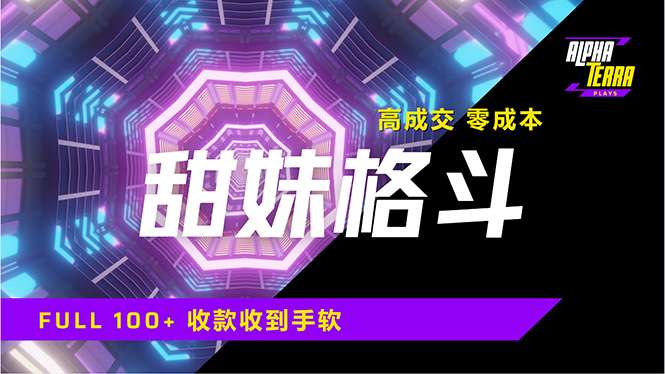 （14559期）高成交零成本，售卖甜美格斗课程，谁发谁火，加爆微信，日入1000+收款…-小白项目网