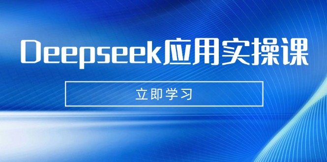 （14545期）Deepseek应用实操课：AI制作数字妈妈、写真、短视频，辅导作业，PPT制作等-小白项目网